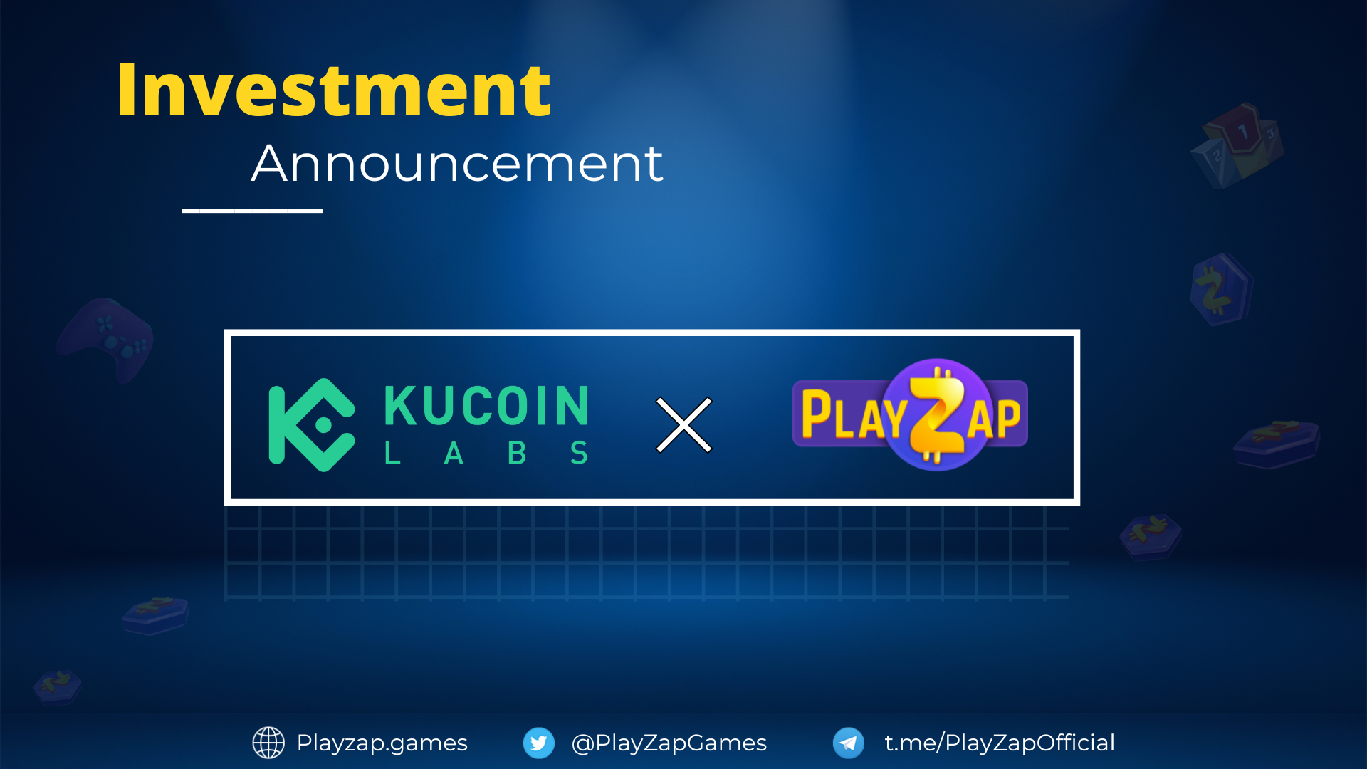 PlayZap Games secures seed investment led by KuCoin Labs