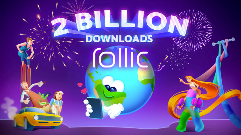 Rollic crosses the 2 billion download mark