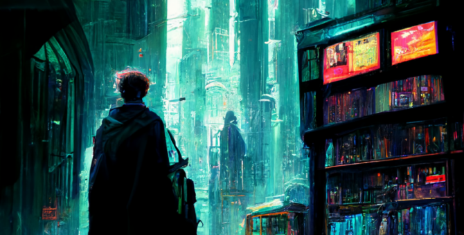 Harry Potter in Cyberpunk
