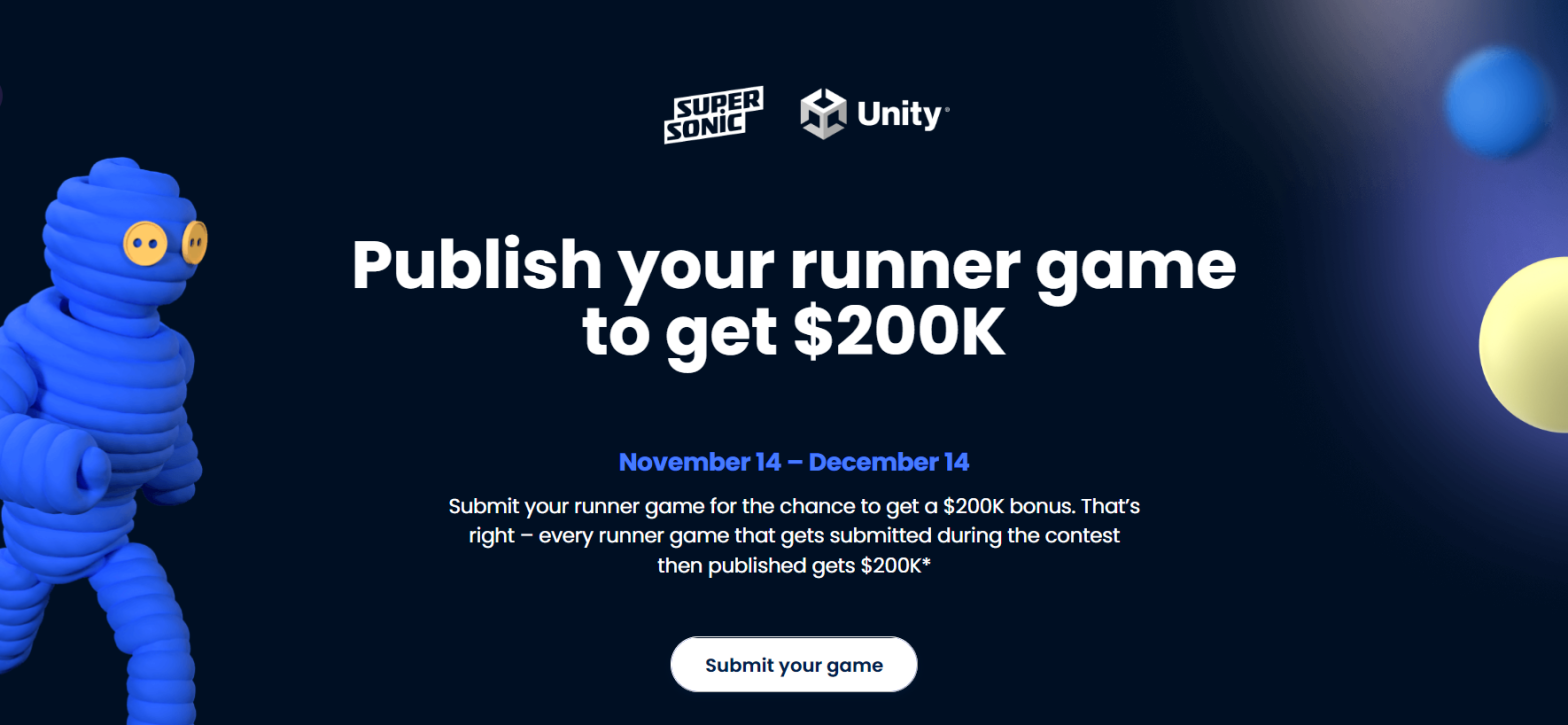 Win $200,000 by publishing a game with Supersonic