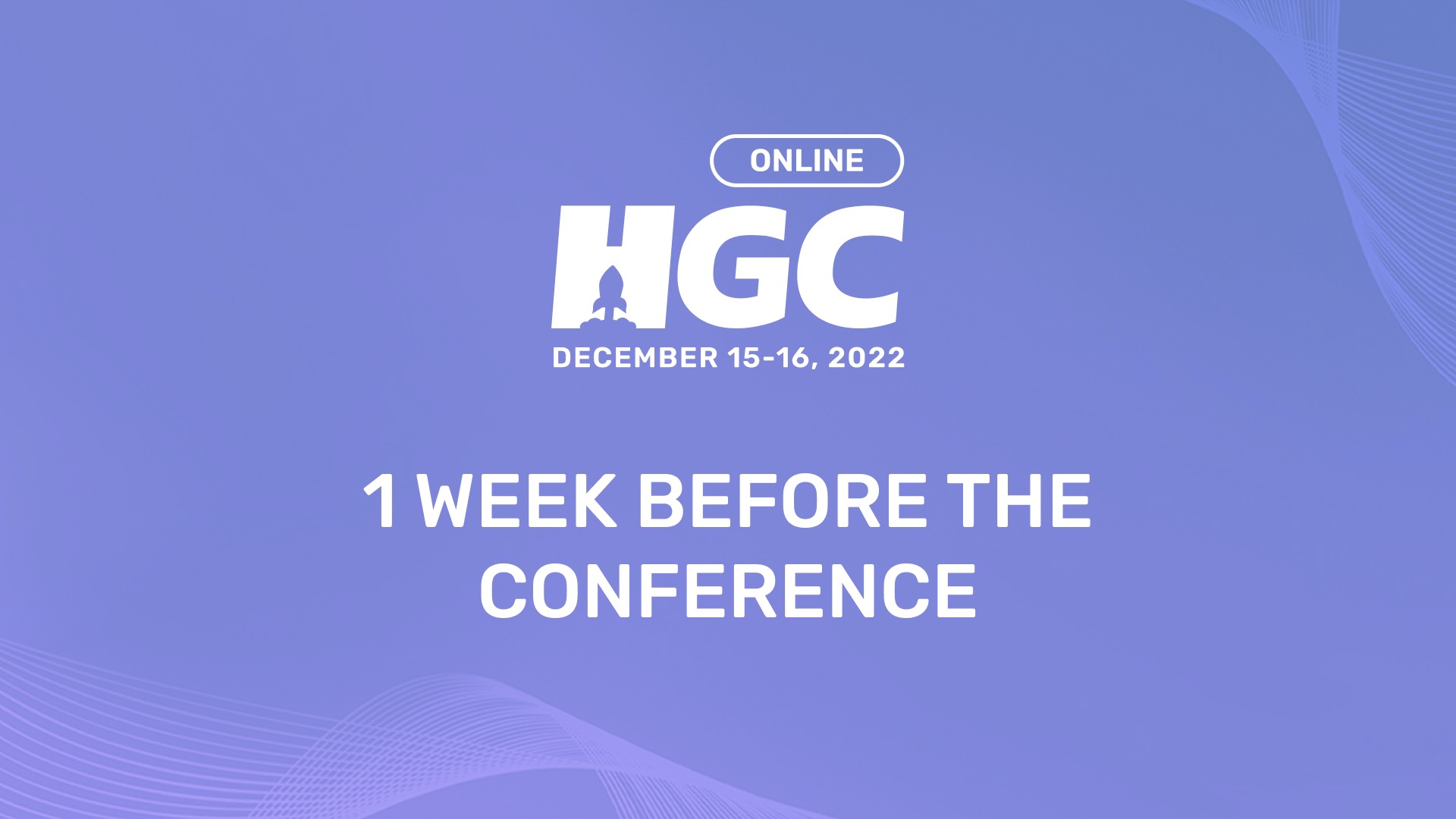 One week before Hyper Games Conference #7: Global Edition